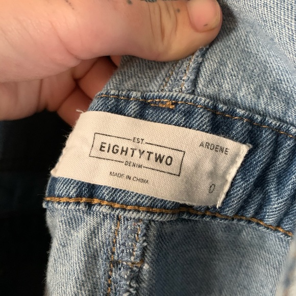 Wide Leg Denim Overalls - Picture 5 of 5